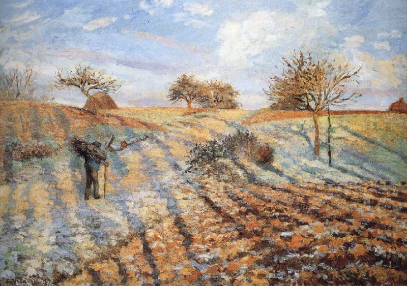 Camille Pissarro Hoar frost china oil painting image